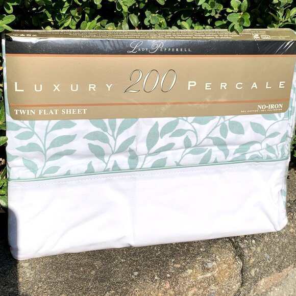 Luxury Ivy Twin Flat Sheet - Picture 1 of 7